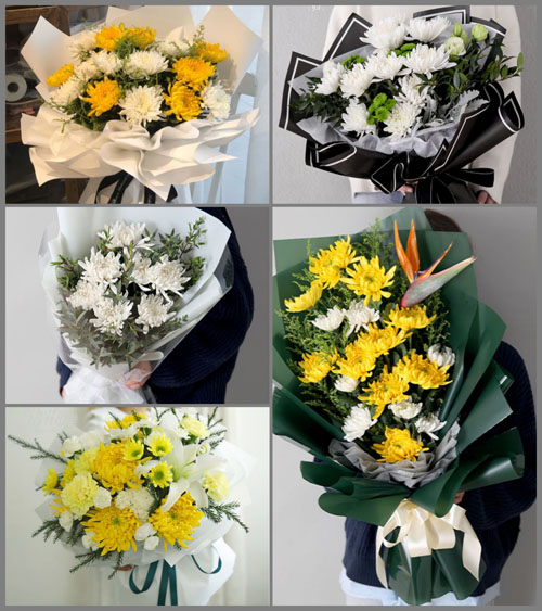 湖北孝感市安陆市棠棣镇新湾村白事花束代送